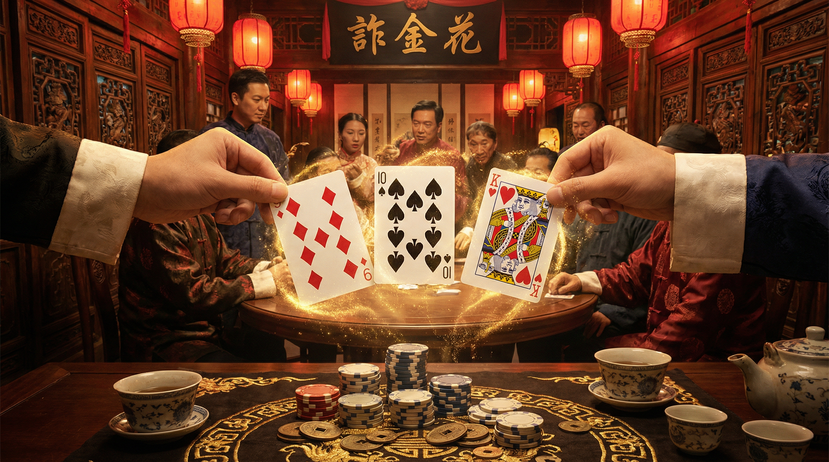 炸金花游戏精彩瞬间